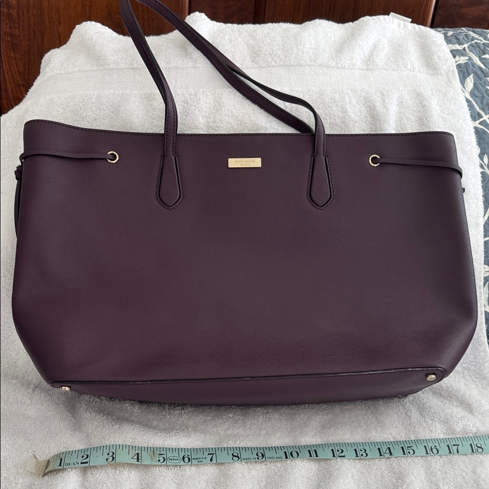 Kate Spade Deep Purple Tote Bag